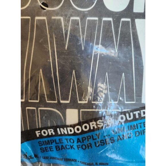 Waterproof Vinyl stick in gothic letters black 3" great for projects Headline - Picture 3 of 6